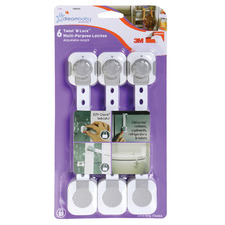 White & Grey Multi-Purpose Latches (Set of 6)