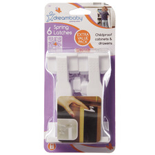 White Spring Latches (Set of 6)