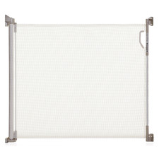 White Retractable Baby Gate