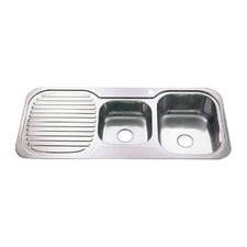 Lanco 1080mm 1 & &frac34; Stainless Steel Kitchen Sink with Left Drainer