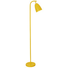 Yellow Clark Metal Floor Lamp