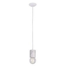 White Carrara Pendant Light