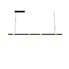 Squiggle Stainless steel Dimmable LED Pendant Light
