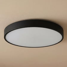 Oblique Aluminium Tri-Coloured LED Oyster Light