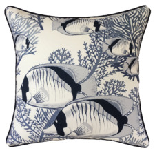 White Coral Cove Outdoor Cushion