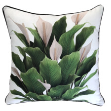 Peace Lily Outdoor Cushion