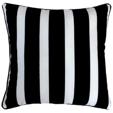 Black & White Stripe Outdoor Cushion