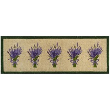 Purple & Green Long Lavender Doormat