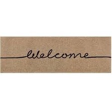Long Welcome French Doormat