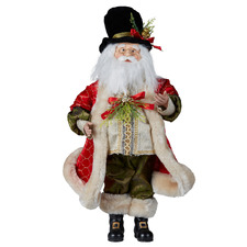 Theodore Santa Claus with Top Hat Ornament