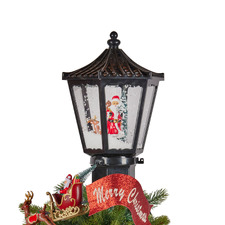 Santa Lamp LED Christmas Tree Topper