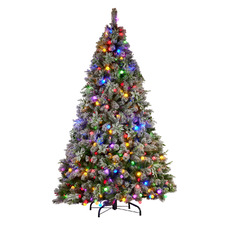 Snowy Crown Pine LED Christmas Tree