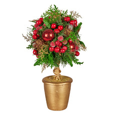 Cherith Berries & Baubles Christmas Topiary