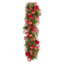 100cm Cherith Berries & Baubles Christmas Garland