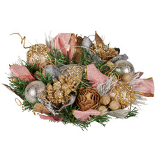 Eira Christmas Centrepiece with Hurricane Glass