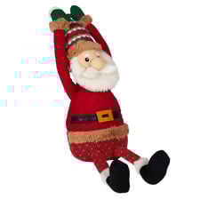 Holly Animated Santa Christmas Ornament