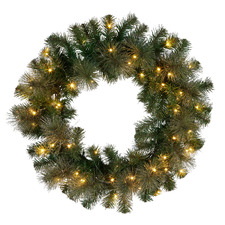 Salem Glitter LED Christmas Wreath