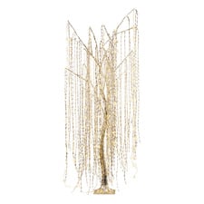 180cm Silver Polarisse LED Willow Christmas Tree