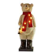 Firesa Motion Sensor Bear Christmas Ornament