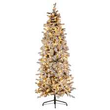 229cm Auroralis LED Snowy Christmas Tree