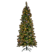 229cm Glowenna Slim LED Chistmas Tree