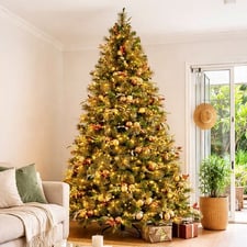 229cm Palmer Deluxe Mountain Pine LED Christmas Tree