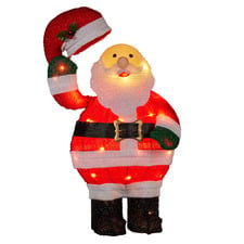 Austin Santa with Hat LED Christmas Decoration