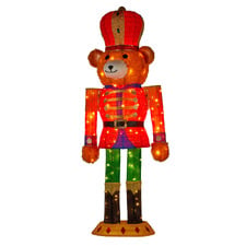 Livonia Teddy Nutcracker LED Christmas Decoration