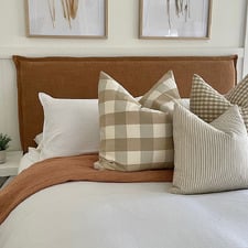 Wiegand French Seam Upholstered Bedhead