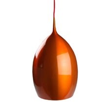 Hyams Orange Aluminium Pendant Light
