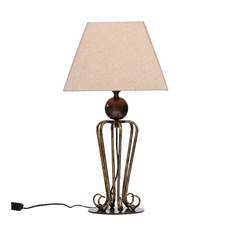 56.4cm Brass Corindi  Steel Table Lamp