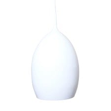 White Hyams 1 Light Metal Pendant