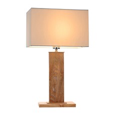 63cm Ramsgate Metal & Wood Table Lamp