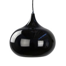 Black Kipr 1 Light Aluminium Pendant