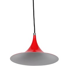 Red Trinity 1 Ligh Metal Pendant Light