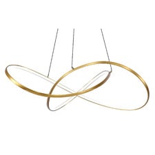 Cortland Gold Abstract Aluminium LED Pendant Light