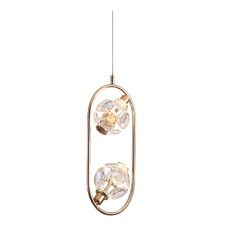 Ashlea Iron & Crystal LED 2 Light Pendant