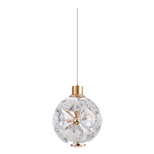 Bridget Iron & Crystal LED Pendant Light