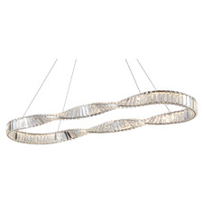 Gregory Iron & Crystal LED Pendant Light
