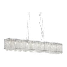 Acker Iron & Crystal 10 Light Pendant