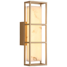 Robyn&nbsp;Marble-look LED Outdoor Wall Light