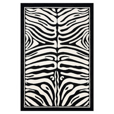 Black & White Mind Beantown Power-Loomed Rug