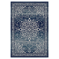 Navy Fade Barren Power-Loomed Rug