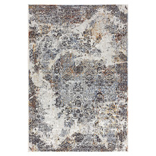 Brown & Grey Glamour Power-Loomed Rug