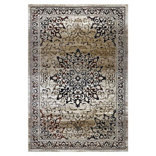 Beige Fade Barren Power-Loomed Rug