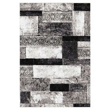 Grey Slab Beantown Power-Loomed Rug