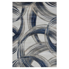 Grey & Blue Loop Sonny Power-Loomed Rug