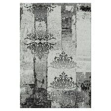 Grey Column Beantown Power-Loomed Rug