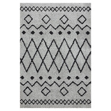 Grey Sketch Mellow Power-Loomed Rug
