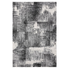 Grey Scratch Aslan Power-Loomed Rug